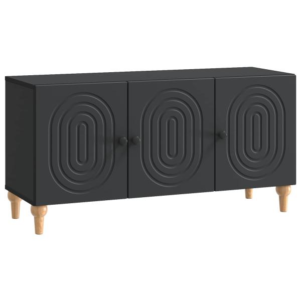 TV-Schränk 99 x 34,5 x 50 cm Schwarz Holzwerkstoff