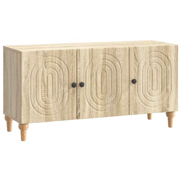 TV-Schränk 99 x 34,5 x 50 cm Sonoma-Eiche Holzwerkstoff