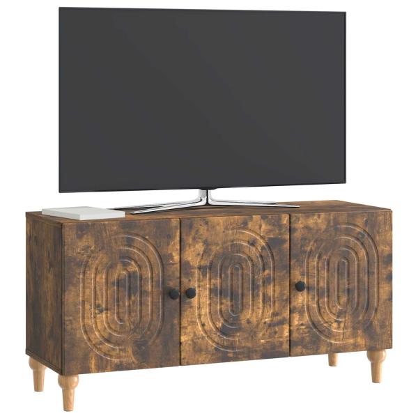 TV-Schränk 99 x 34,5 x 50 cm Räuchereiche Holzwerkstoff
