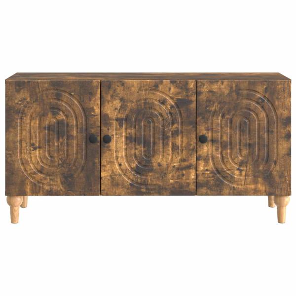 TV-Schränk 99 x 34,5 x 50 cm Räuchereiche Holzwerkstoff