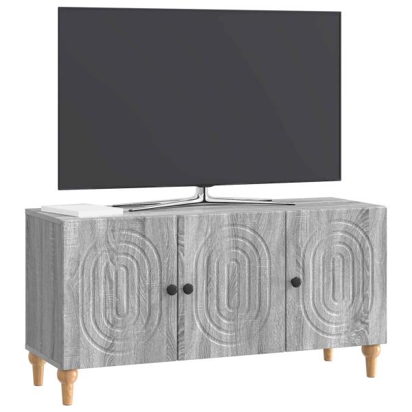 TV-Schränk 99 x 34,5 x 50 cm Sonoma-Grau Holzwerkstoff