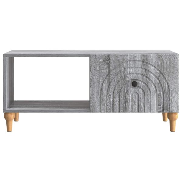Couchtisch Graues Sonoma 90 x 50 x 40 cm Holzwerkstoff