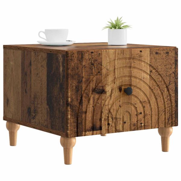 Couchtisch mit Schubladen Altholz 49 x 50 x 40 cm Holzwerkstoff