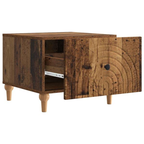 Couchtisch mit Schubladen Altholz 49 x 50 x 40 cm Holzwerkstoff