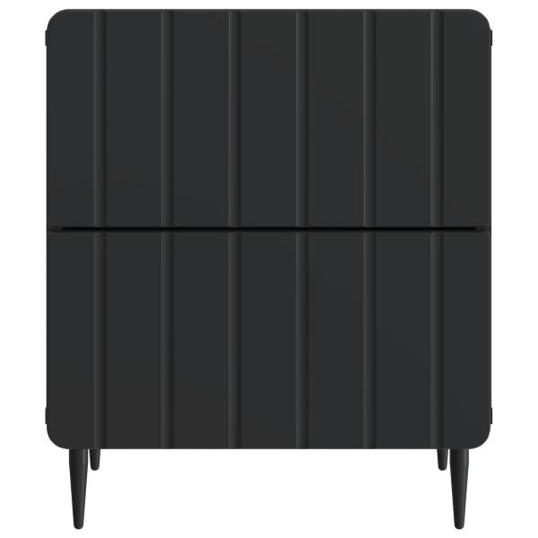 Nachttisch Schwarz 43 x 34,5 x 49,5 cm Holzwerkstoff