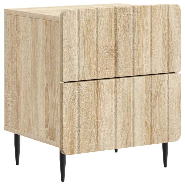 Nachttisch 2 Stk. Sonoma-Eiche 43 x 34,5 x 49,5 cm