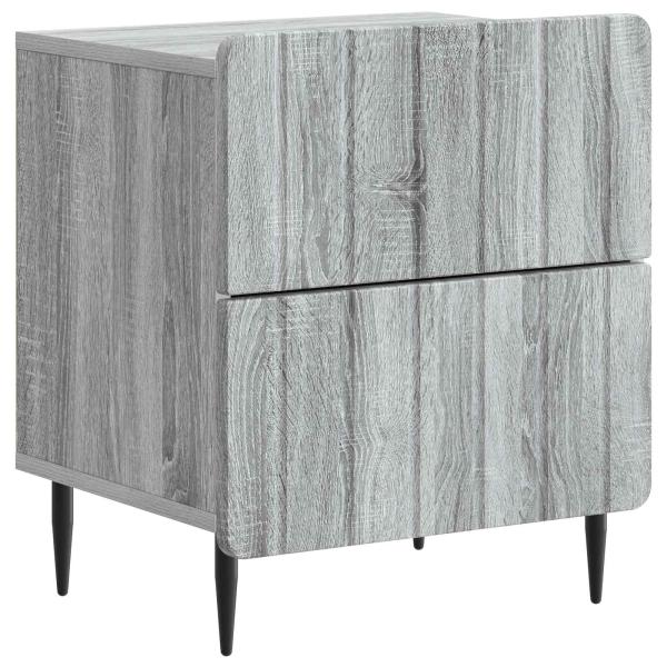 Nachttisch Sonoma-Grau 43 x 34,5 x 49,5 cm Holzwerkstoff