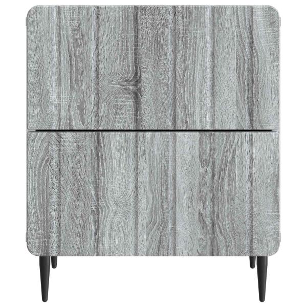 Nachttisch Sonoma-Grau 43 x 34,5 x 49,5 cm Holzwerkstoff