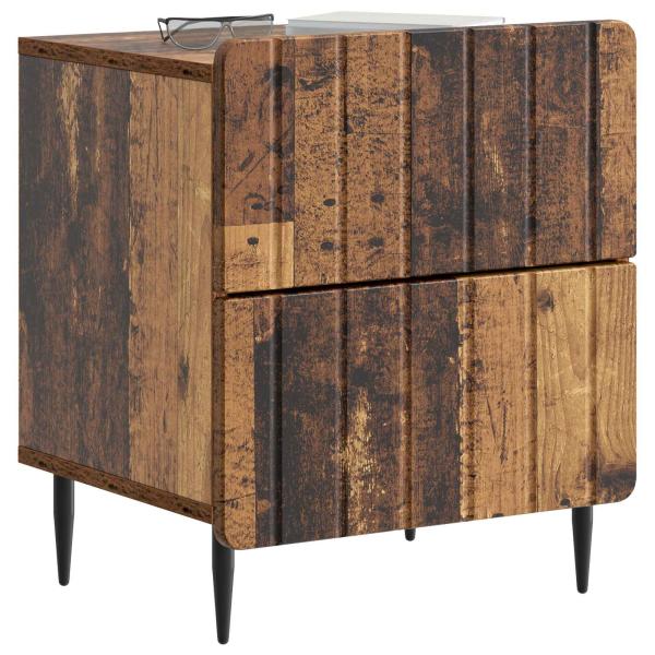 Nachttisch Altholz 43 x 34,5 x 49,5 cm Holzwerkstoff