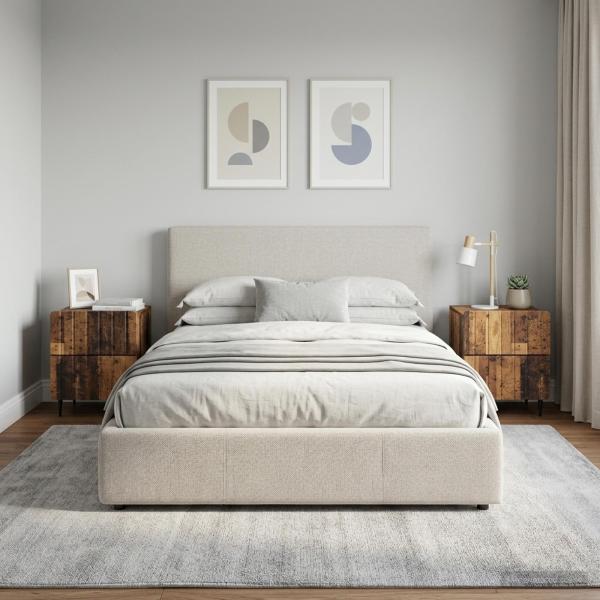 ARDEBO.de - Nachttisch 2 Stk. Altholz 43 x 34,5 x 49,5 cm Holzwerkstoff