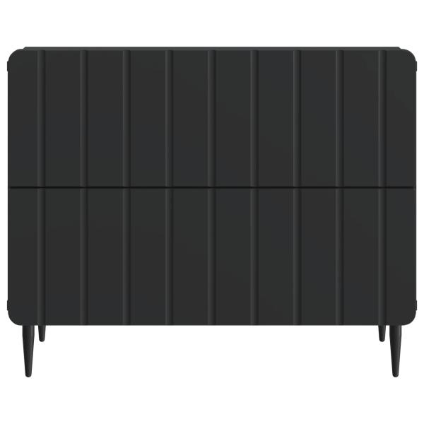 Nachttisch Schwarz 62 x 34,5 x 49,5 cm Holzwerkstoff