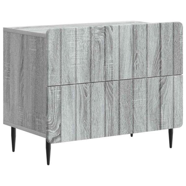 Nachttisch Sonoma-Grau 62 x 34,5 x 49,5 cm Holzwerkstoff