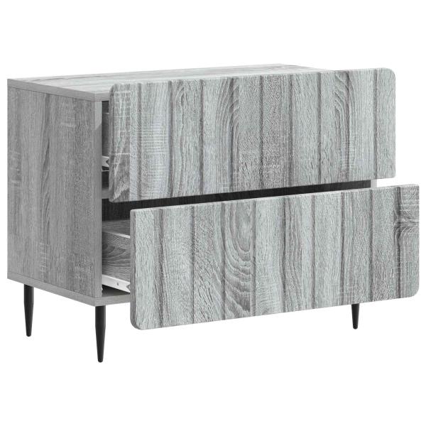 Nachttisch Sonoma-Grau 62 x 34,5 x 49,5 cm Holzwerkstoff