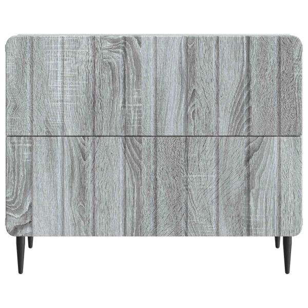 Nachttisch Sonoma-Grau 62 x 34,5 x 49,5 cm Holzwerkstoff
