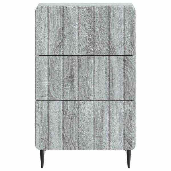 Nachttisch Graues Sonoma 43 x 41 x 68 cm Holzwerkstoff