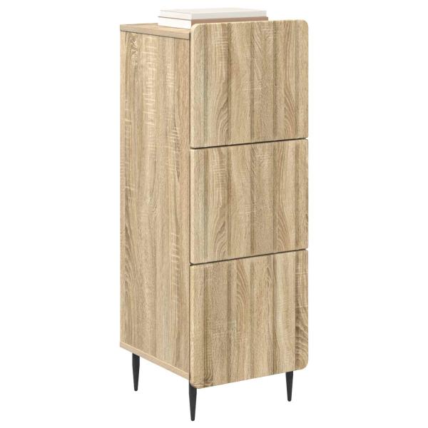 Schubladenschrank 33 x 34,5 x 92 cm Holzwerkstoff Sonoma-Eiche