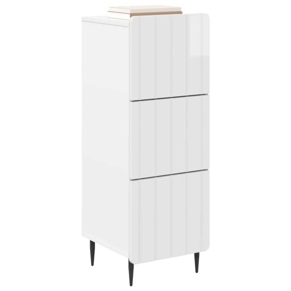 Schubladenschrank 33 x 34,5 x 92 cm Holzwerkstoff