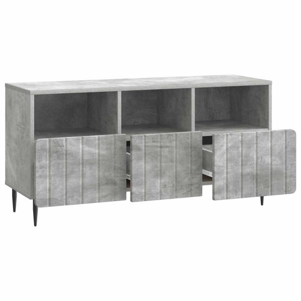 TV-Schränk Betongrau 102 x 34,5 x 50 cm Holzwerkstoff