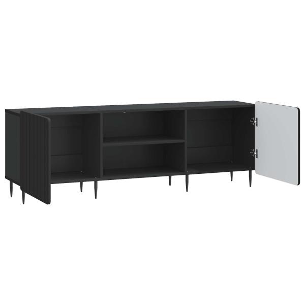 TV-Schränk Schwarz 150 x 31 x 52 cm Holzwerkstoff