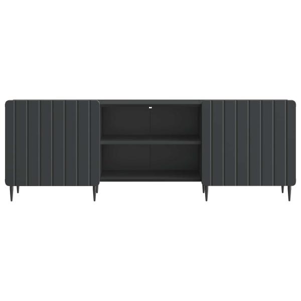 TV-Schränk Schwarz 150 x 31 x 52 cm Holzwerkstoff