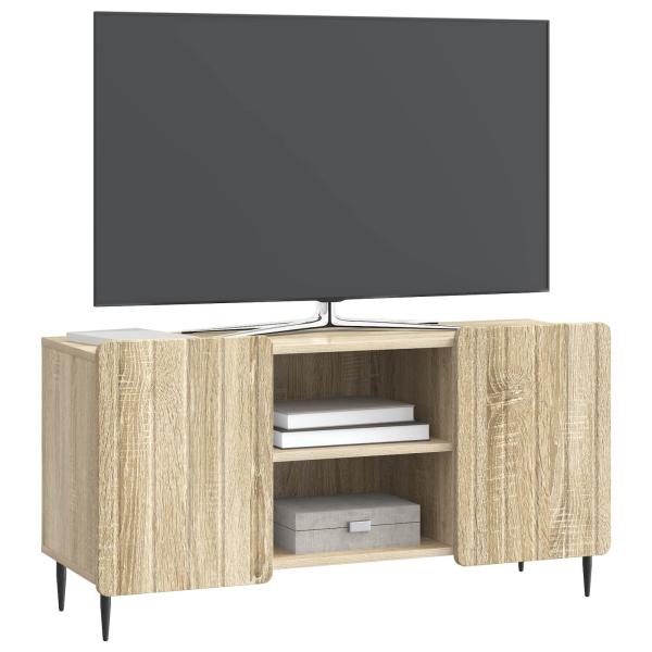 TV-Schränk 102 x 34,5 x 52 cm Sonoma-Eiche Holzwerkstoff