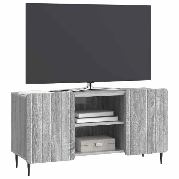 TV-Schränk 102 x 34,5 x 52 cm Sonoma-Grau Holzwerkstoff