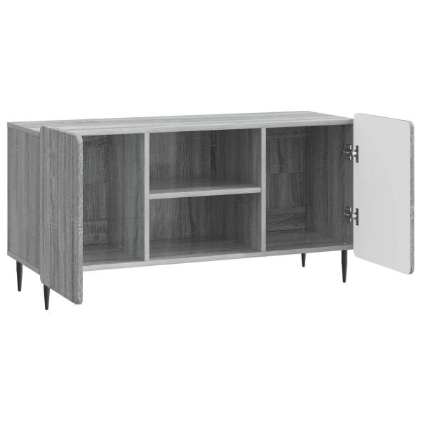 TV-Schränk 102 x 34,5 x 52 cm Sonoma-Grau Holzwerkstoff