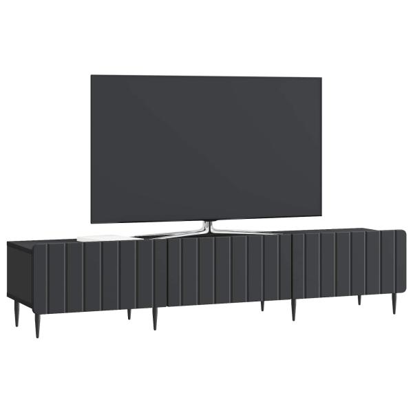 TV-Schränk Schwarz 147 x 34,5 x 32 cm Holzwerkstoff