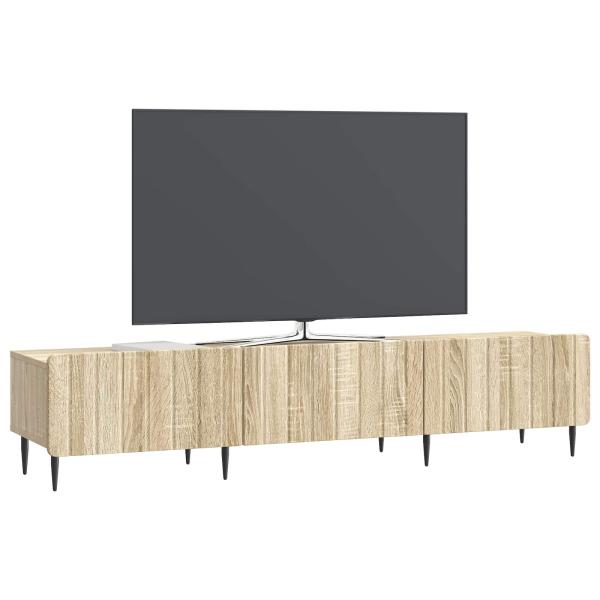 TV-Schränk 147 x 34,5 x 32 cm Sonoma-Eiche Holzwerkstoff