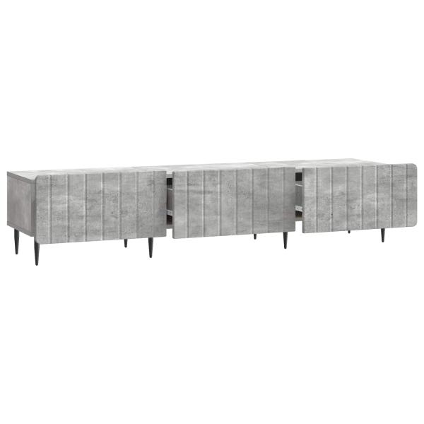 TV-Schränk Betongrau 147 x 34,5 x 32 cm Holzwerkstoff