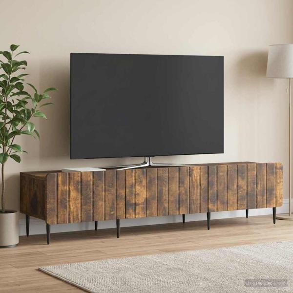 ARDEBO.de - TV-Schränk Geräucherte Eiche 147 x 34,5 x 32 cm Holzwerkstoff