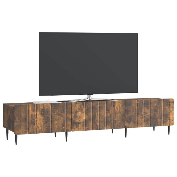 TV-Schränk Geräucherte Eiche 147 x 34,5 x 32 cm Holzwerkstoff