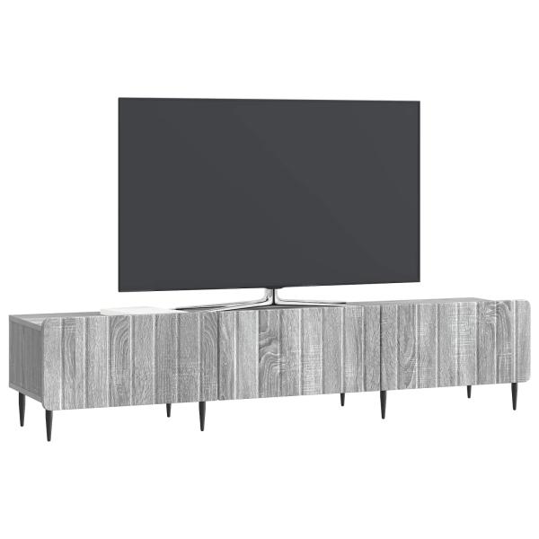 TV-Schränk Graues Sonoma 147 x 34,5 x 32 cm Holzwerkstoff