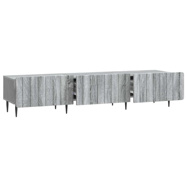 TV-Schränk Graues Sonoma 147 x 34,5 x 32 cm Holzwerkstoff