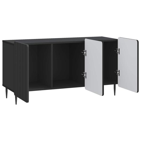 TV-Schränk 99 x 34,5 x 52 cm Schwarz Holzwerkstoff