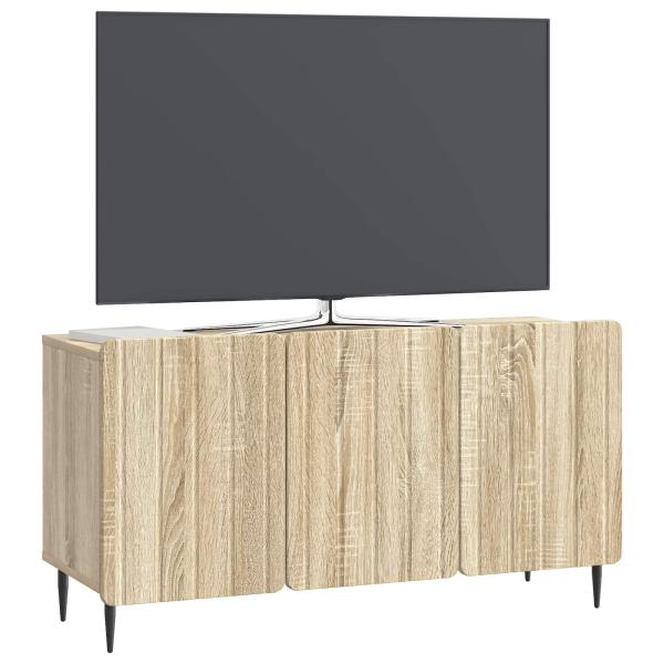 TV-Schränk 99 x 34,5 x 52 cm Sonoma-Eiche Holzwerkstoff