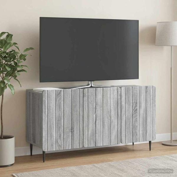 TV-Schränk 99 x 34,5 x 52 cm Sonoma-Grau Holzwerkstoff