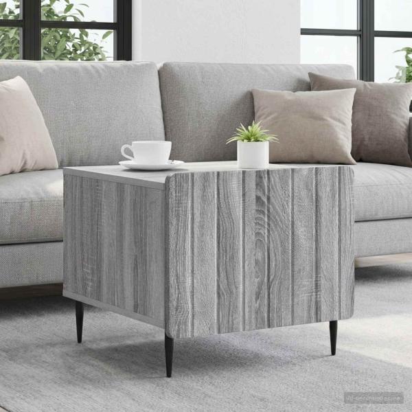 ARDEBO.de - Couchtisch Graues Sonoma 49 x 50 x 42 cm Holzwerkstoff
