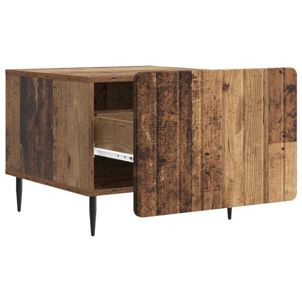 Couchtisch mit Schubladen Altholz 49 x 50 x 42 cm Holzwerkstoff