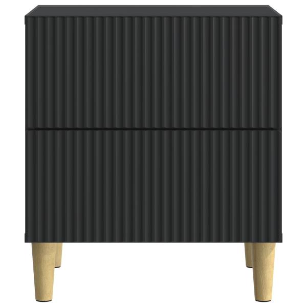 Nachttisch Schwarz 43 x 34,5 x 48 cm Holzwerkstoff