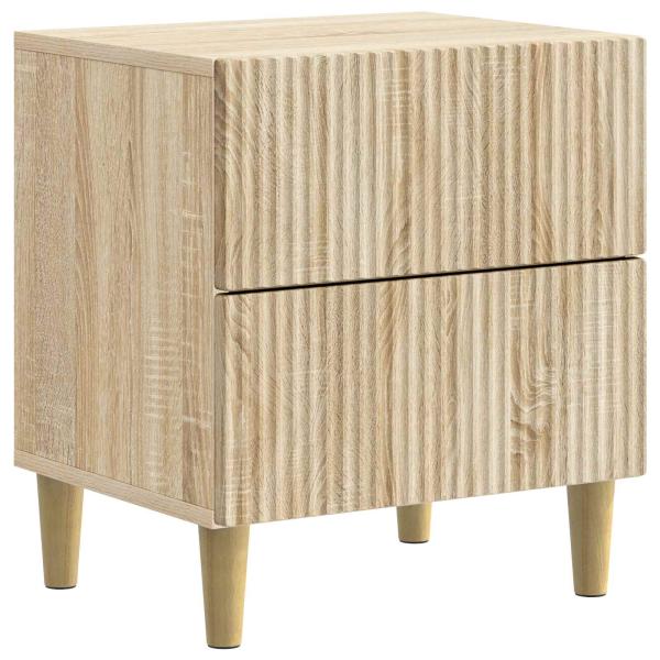 Nachttisch 2 Stk. Sonoma-Eiche 43 x 34,5 x 48 cm Holzwerkstoff