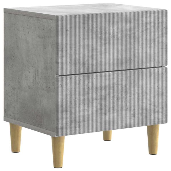 Nachttisch Betongrau 43 x 34,5 x 48 cm Holzwerkstoff