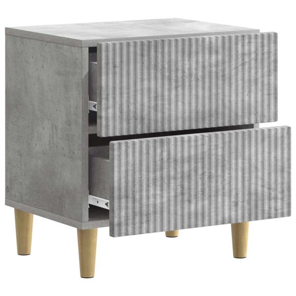 Nachttisch Betongrau 43 x 34,5 x 48 cm Holzwerkstoff