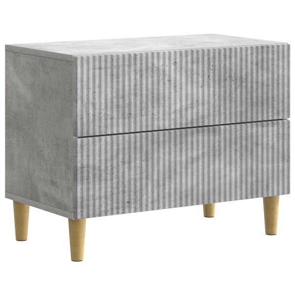 Nachttisch Betongrau 62 x 34,5 x 48 cm Holzwerkstoff