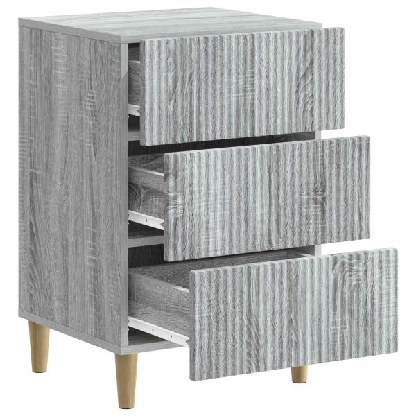 Nachttisch Sonoma-Grau 43 x 41 x 66,5 cm Holzwerkstoff