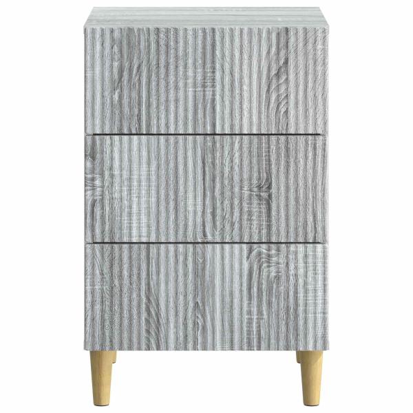 Nachttisch Sonoma-Grau 43 x 41 x 66,5 cm Holzwerkstoff