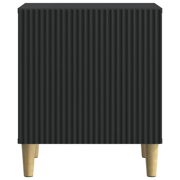 Nachttisch Schwarz 43 x 34,5 x 50 cm Holzwerkstoff