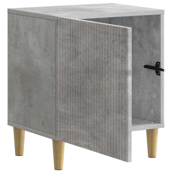 Nachttisch Betongrau 43 x 34,5 x 50 cm Holzwerkstoff