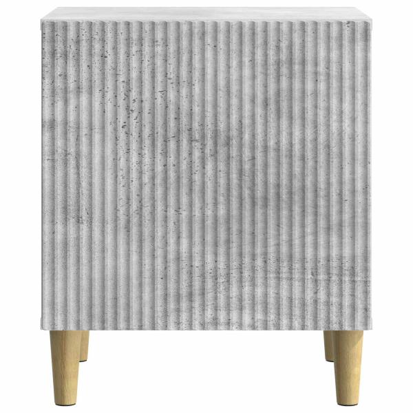 Nachttisch Betongrau 43 x 34,5 x 50 cm Holzwerkstoff