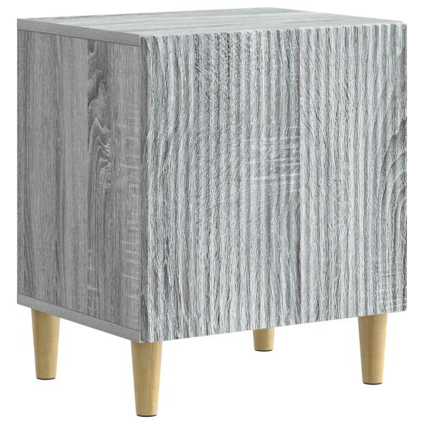 Nachttisch 2 stk. Graues Sonoma 43 x 34,5 x 50 cm Holzwerkstoff